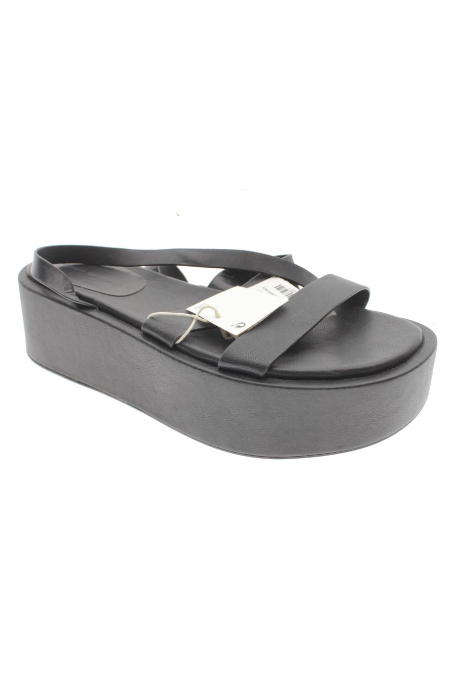 Plataformas de Pull & Bear de la talla 37, de color negro de
