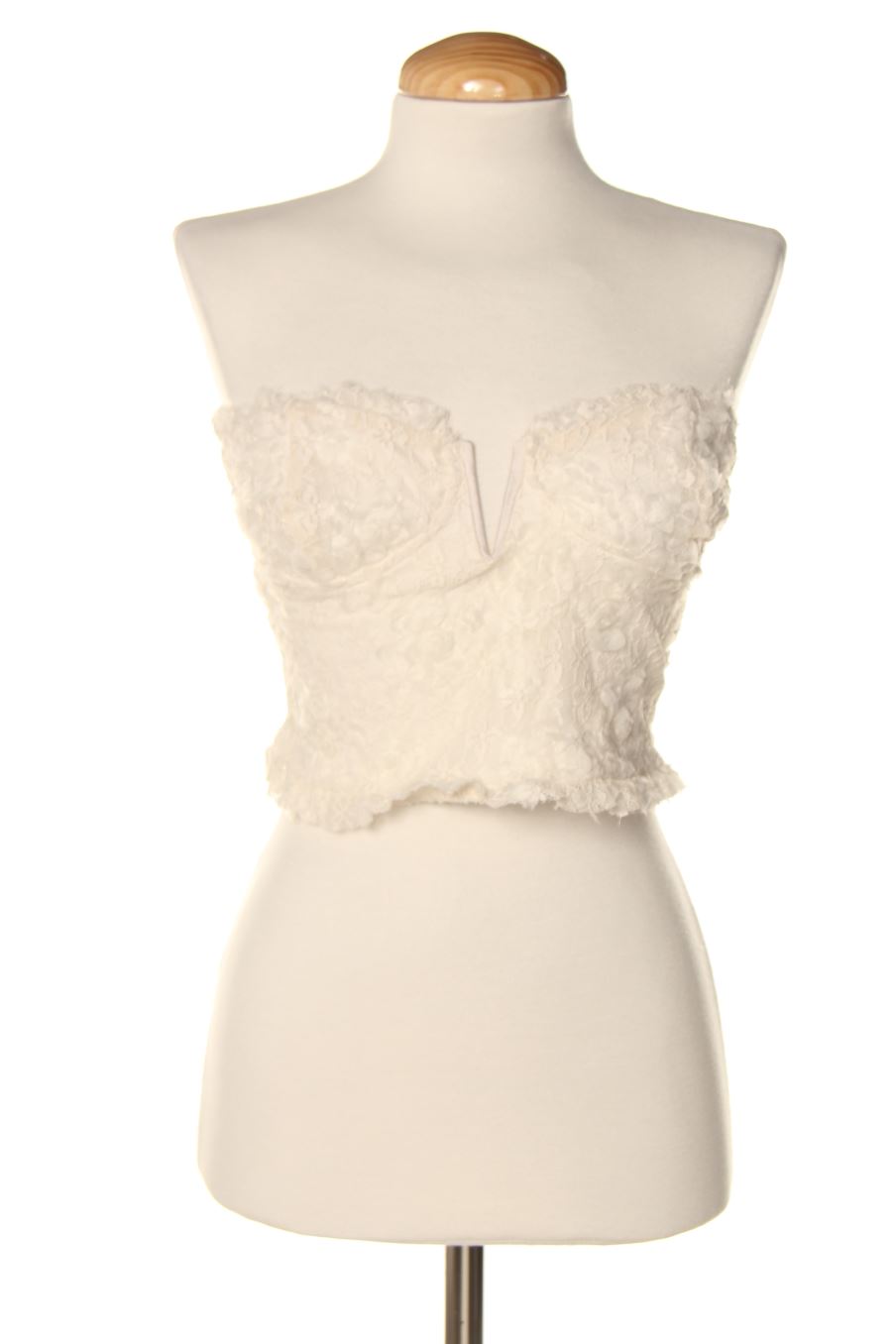 Top Stradivarius de la taille M, de couleur blanc