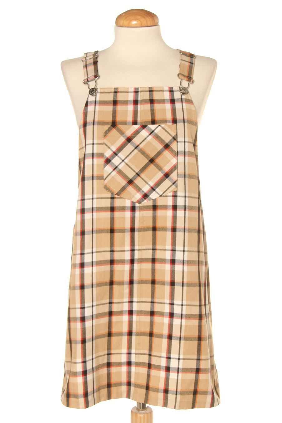 Vestido casual de Stradivarius de la talla 40, de color cuadros