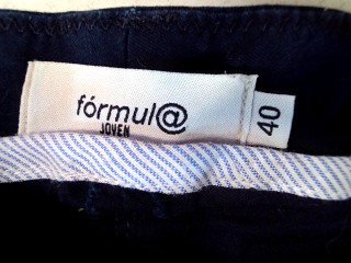 Shorts Fórmula Joven de la taille 40, de couleur bleu marine