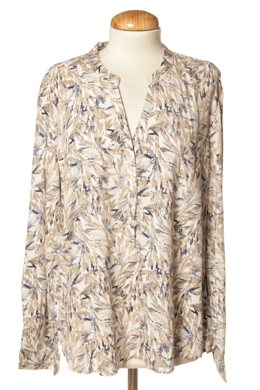 Blusa de manga larga de Boteli de la talla 46, de color estampado