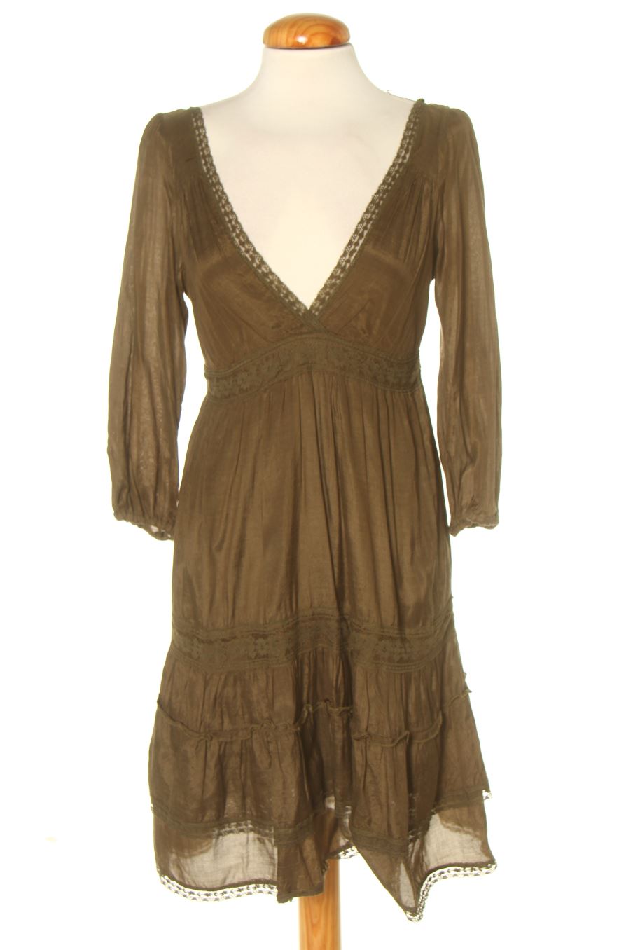 Vestito casual de Stradivarius de la talla M, de color verde