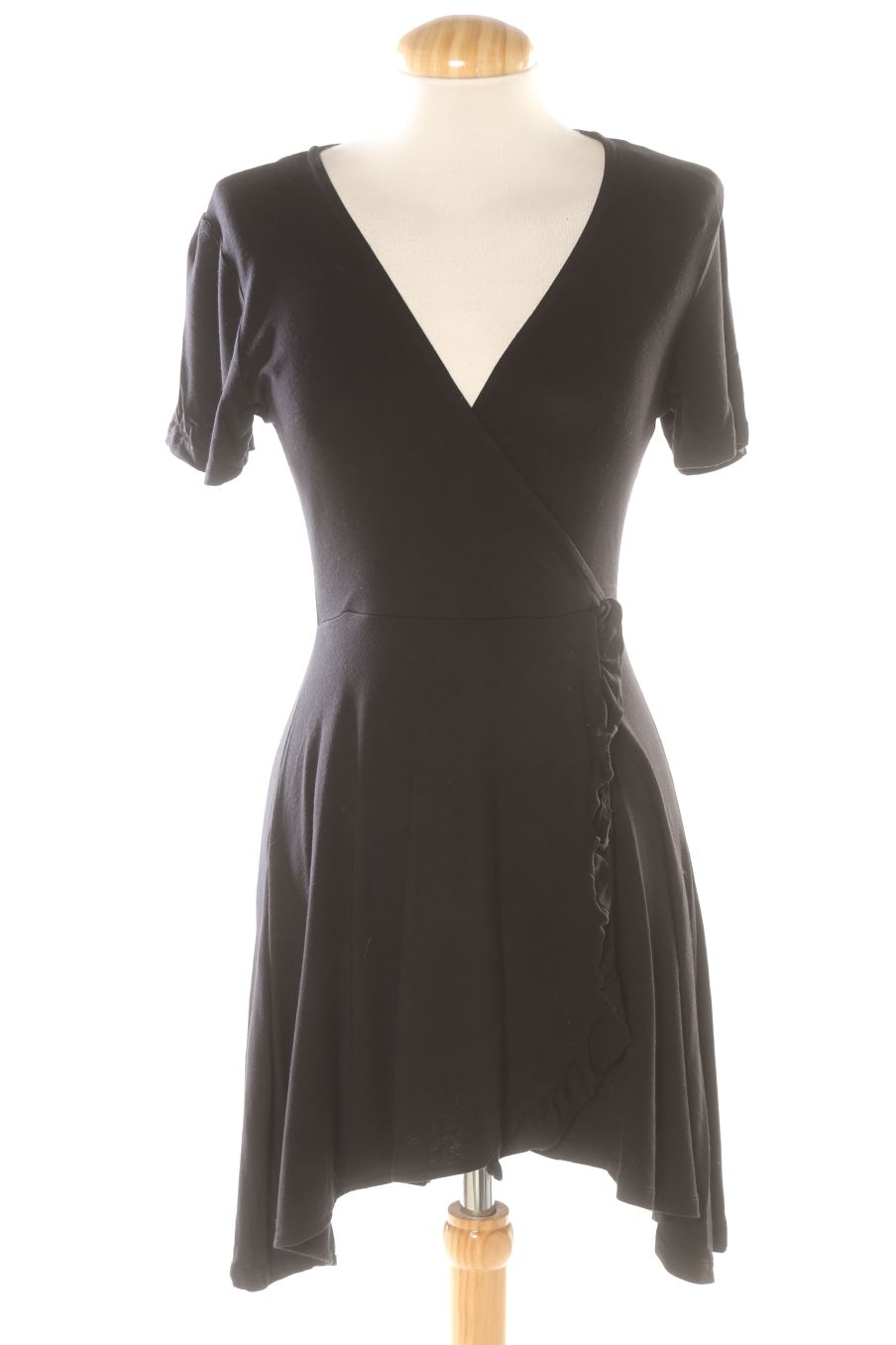 Vestito casual de Pull & Bear de la talla S, de color nero
