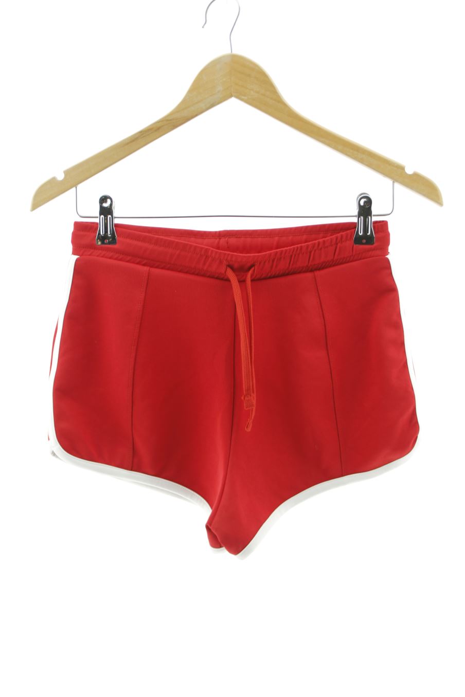 Pantalones cortos de deporte de Zara de la talla M, de color rojo