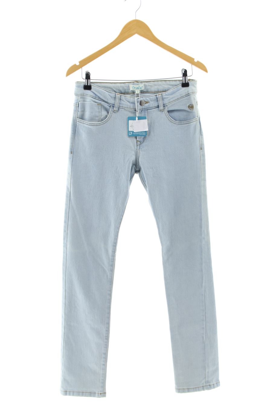 Jeans Trasluz de la taille 16 ans de denim avec une étiquette