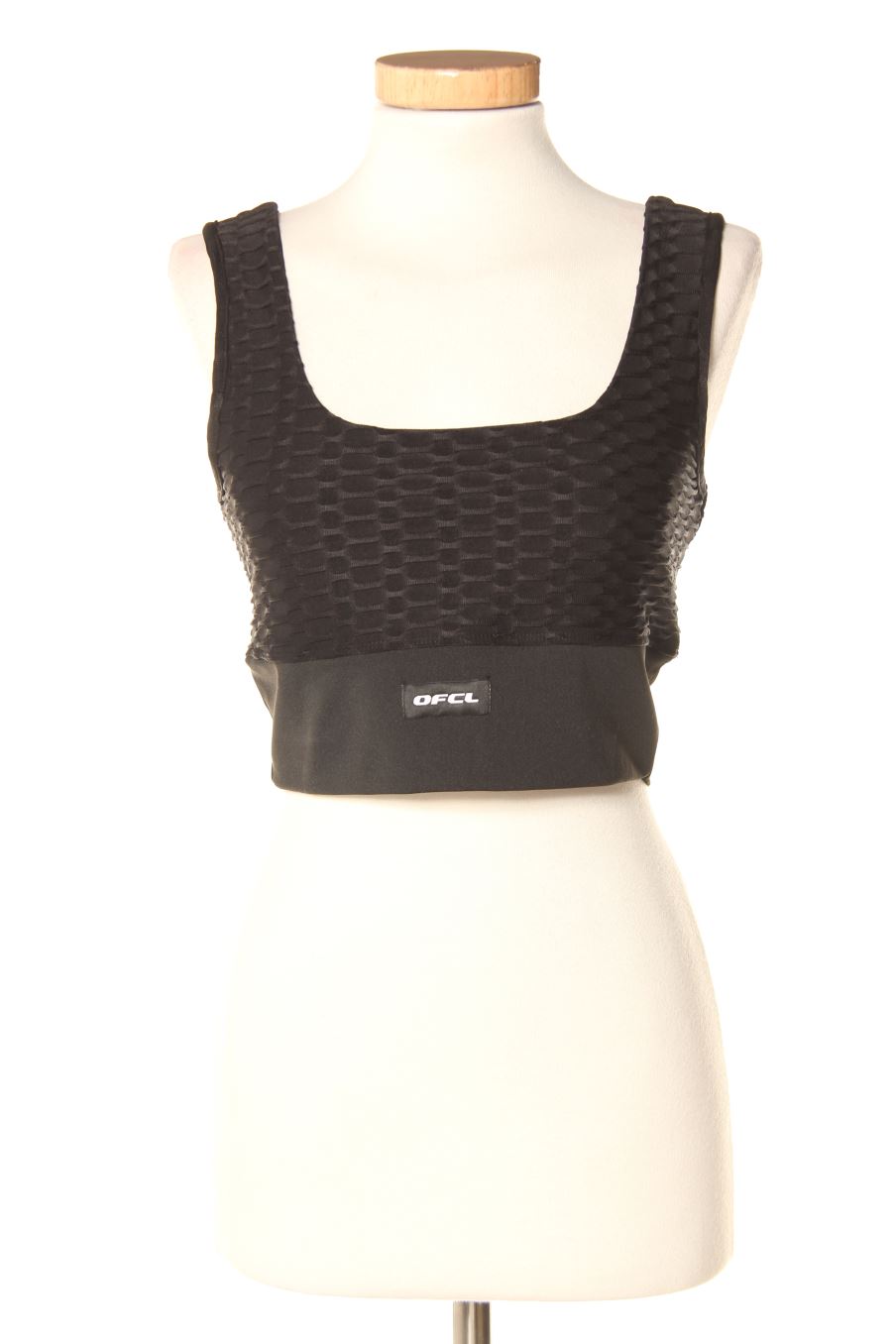 Top sport Boohoo de la taille 40, de couleur noir