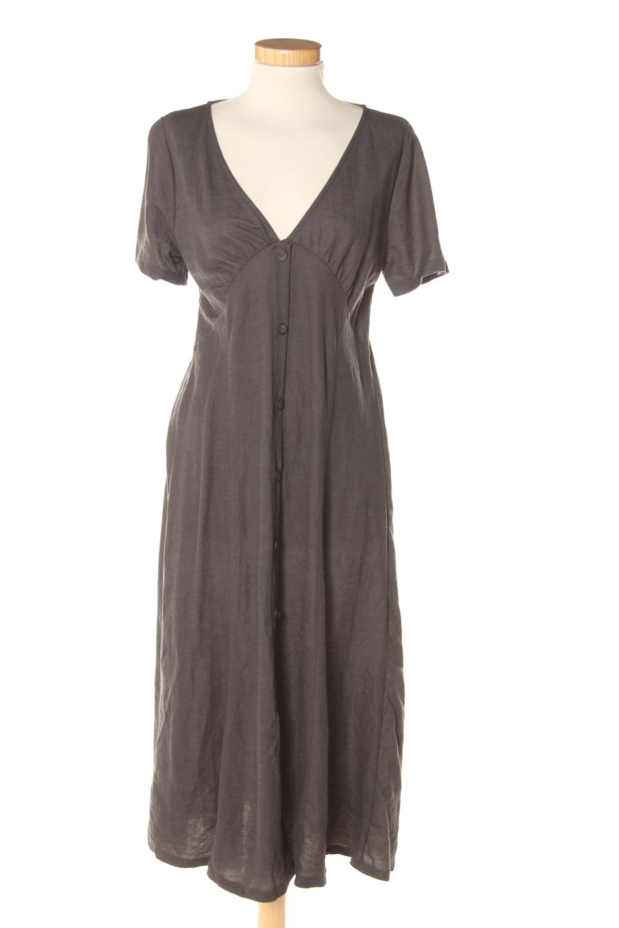 Robe casual Pull & Bear de la taille M, de couleur gris
