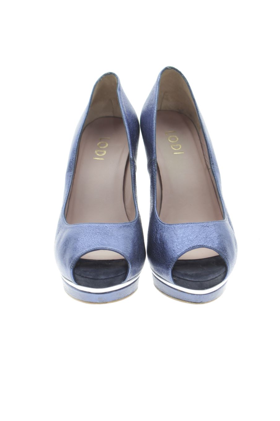 Zapatos de tacon de Lodi de la talla 37, de color azul marino de