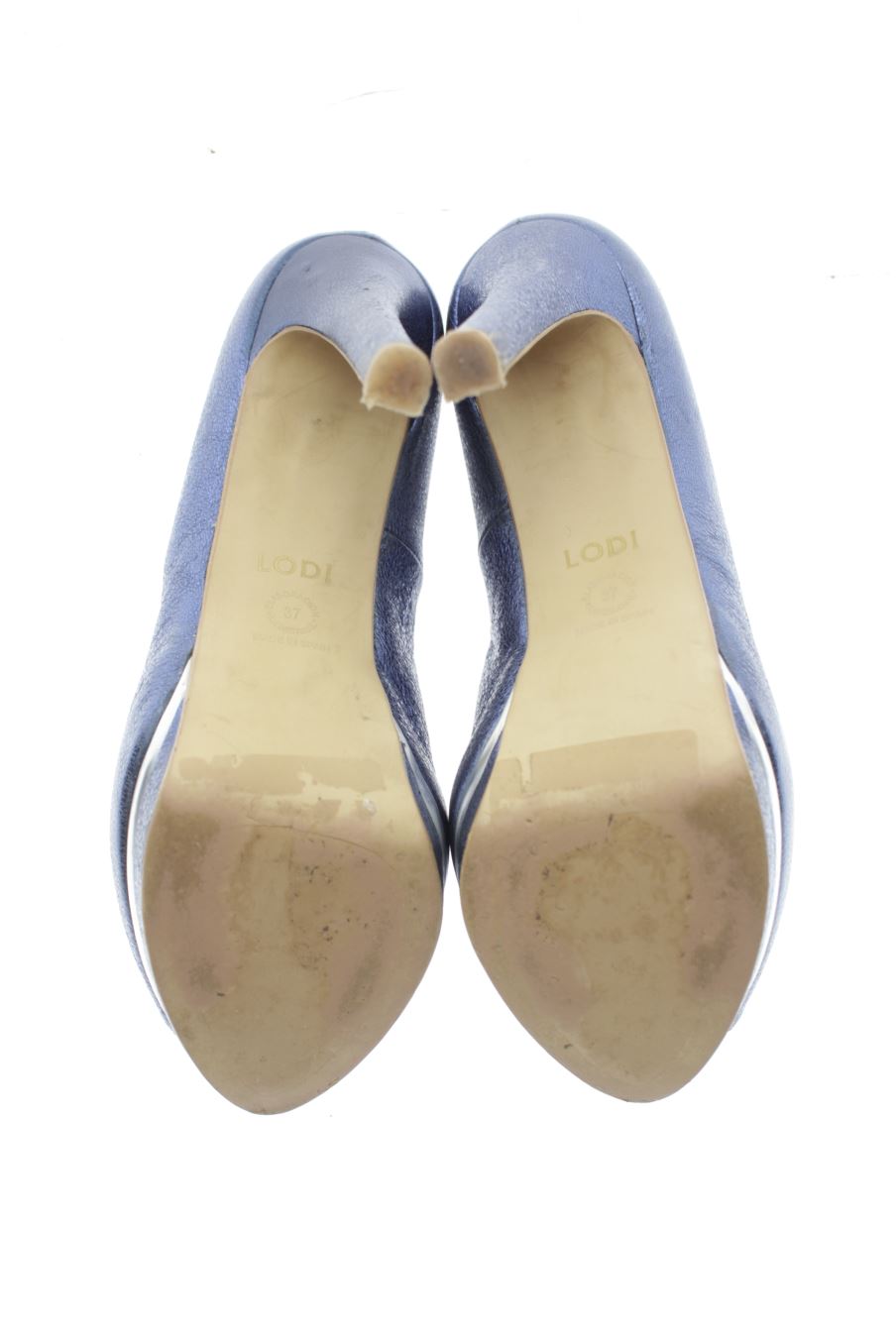 Zapatos de tacon de Lodi de la talla 37, de color azul marino de
