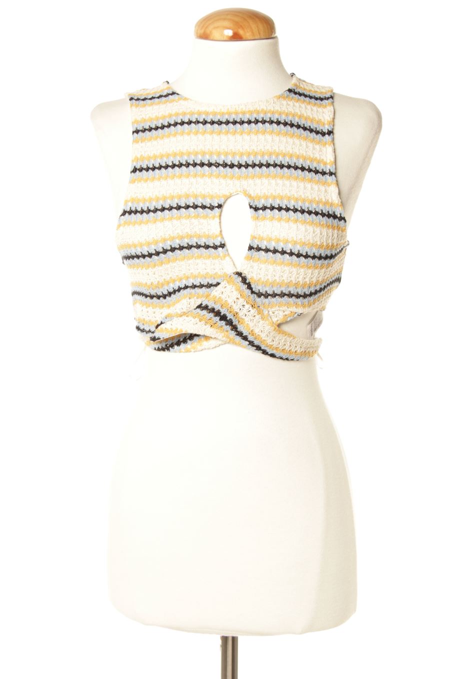 Top de Bershka de la talla XS, de color rayas