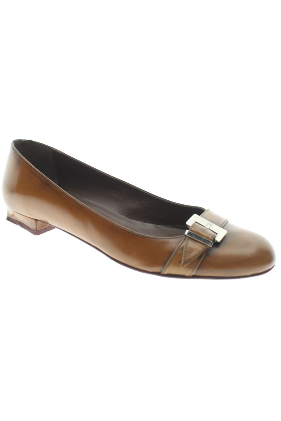 Zapatos planos de Sara Navarro de la talla 38, de color marrón de