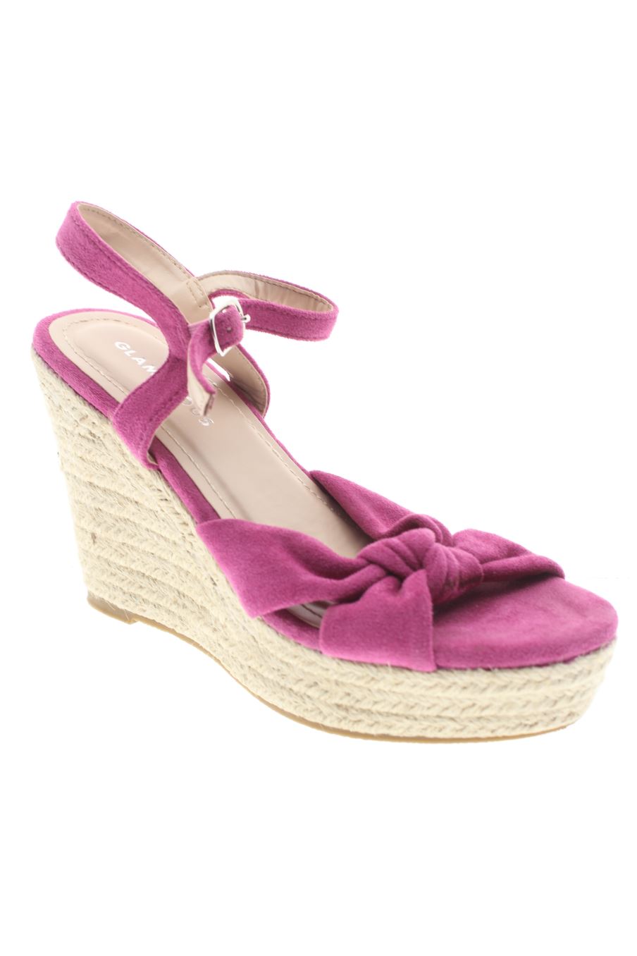 Plataformas de Glamorous de la talla 36, de color rosa de