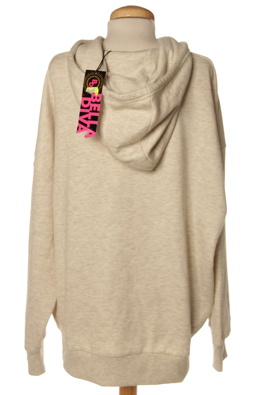 Sudadera de BELLA DIVA de la talla XXL, de color gris