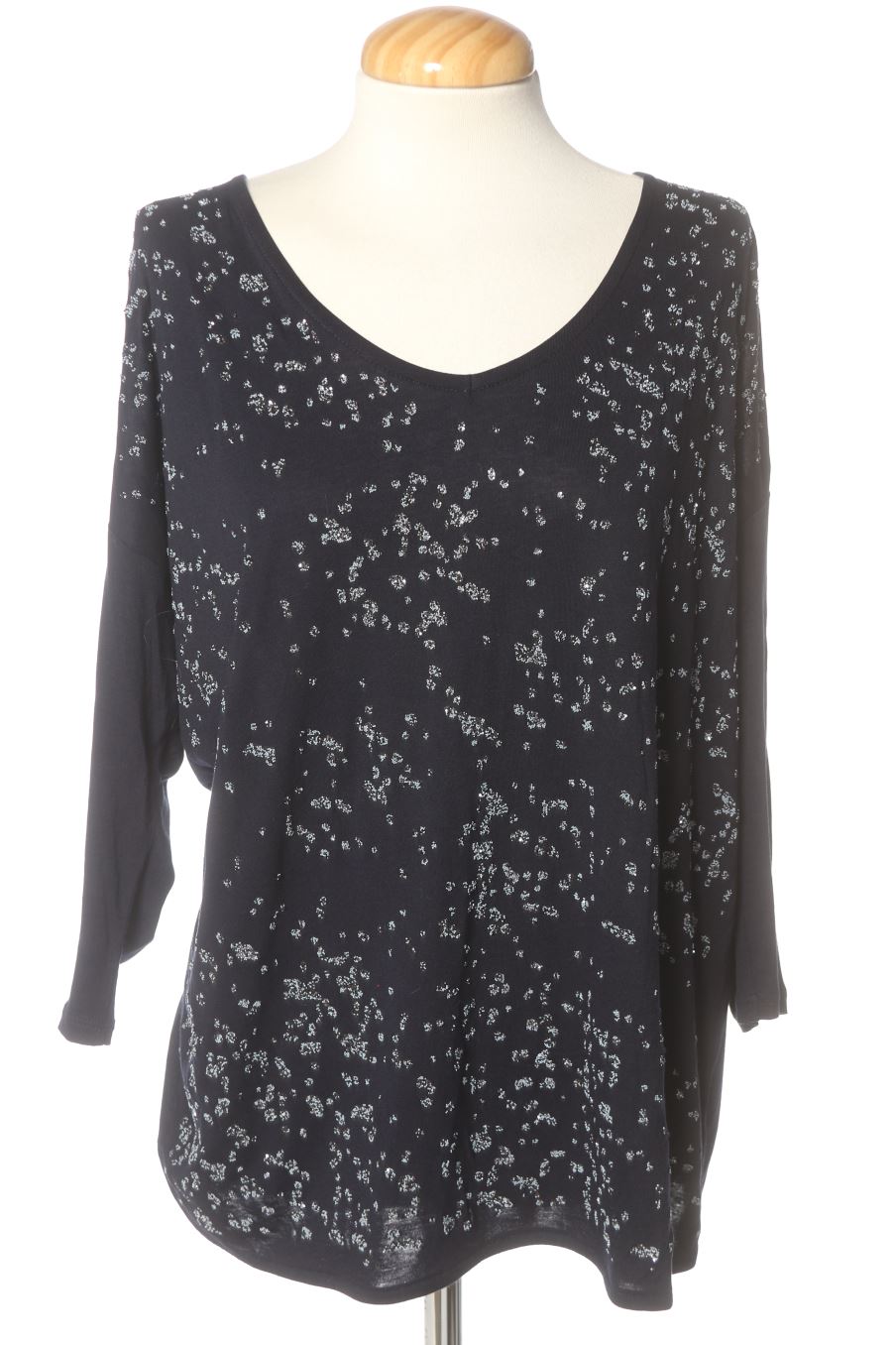Maglietta a maniche lunghe de Grain de Malice de la talla XL, de color blu oltremare