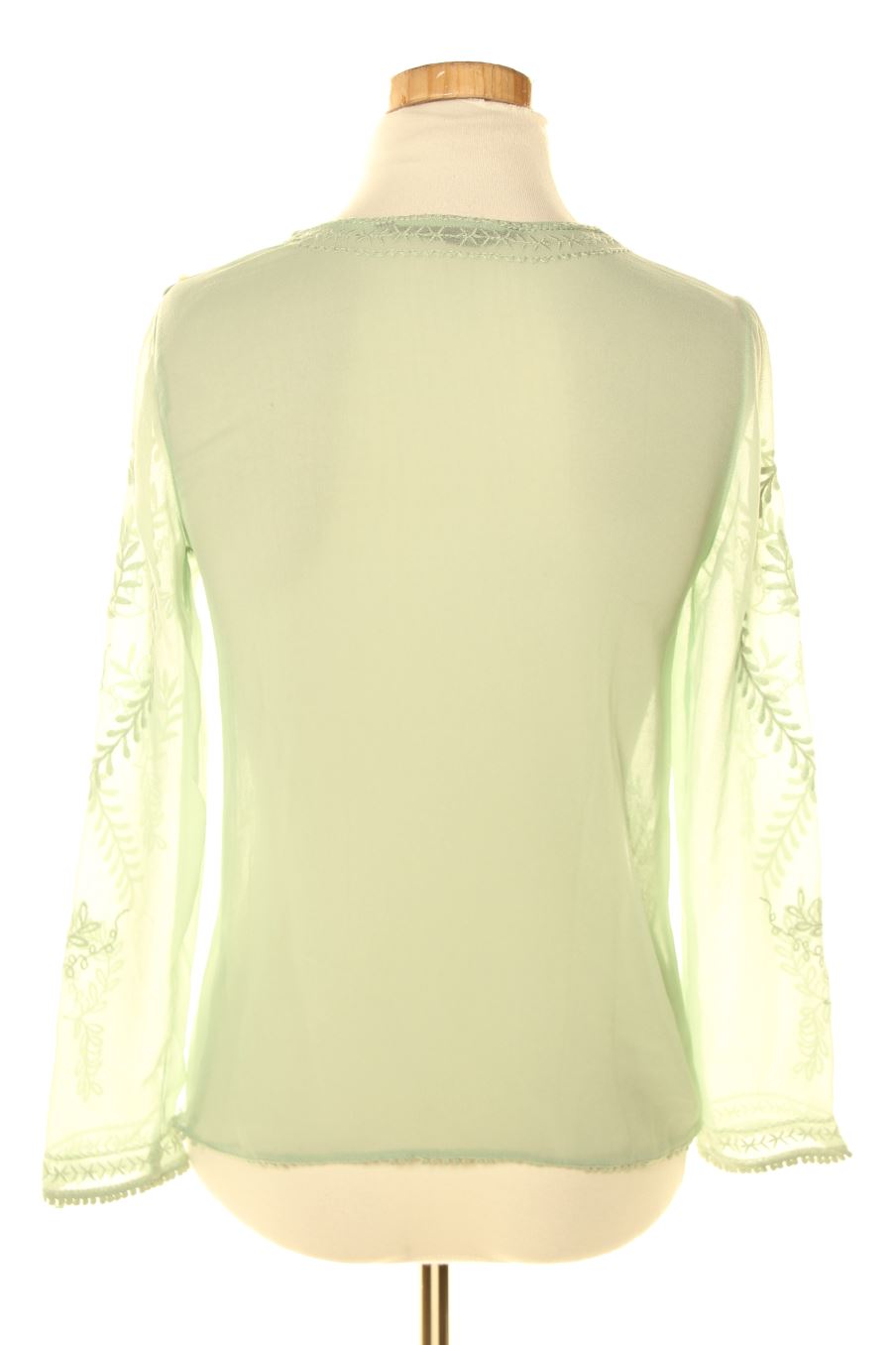 Blouse à manches longues Trafaluc de la taille XS, de couleur vert