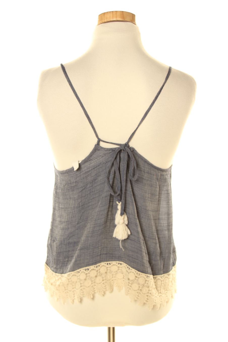 Top de Springfield de la talla 38, de color azul