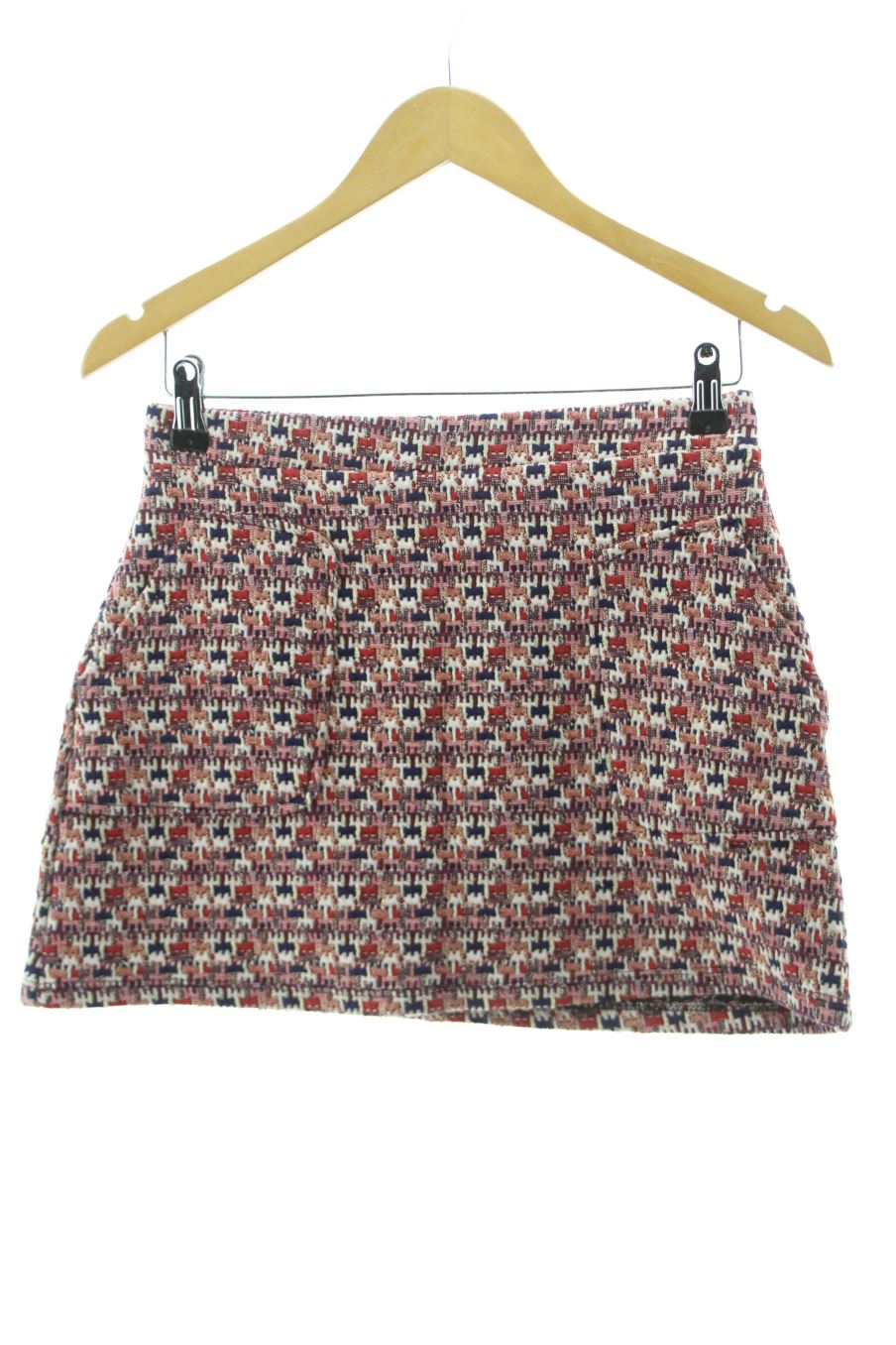 Falda de Trf (ZARA) de la talla M, de color estampado