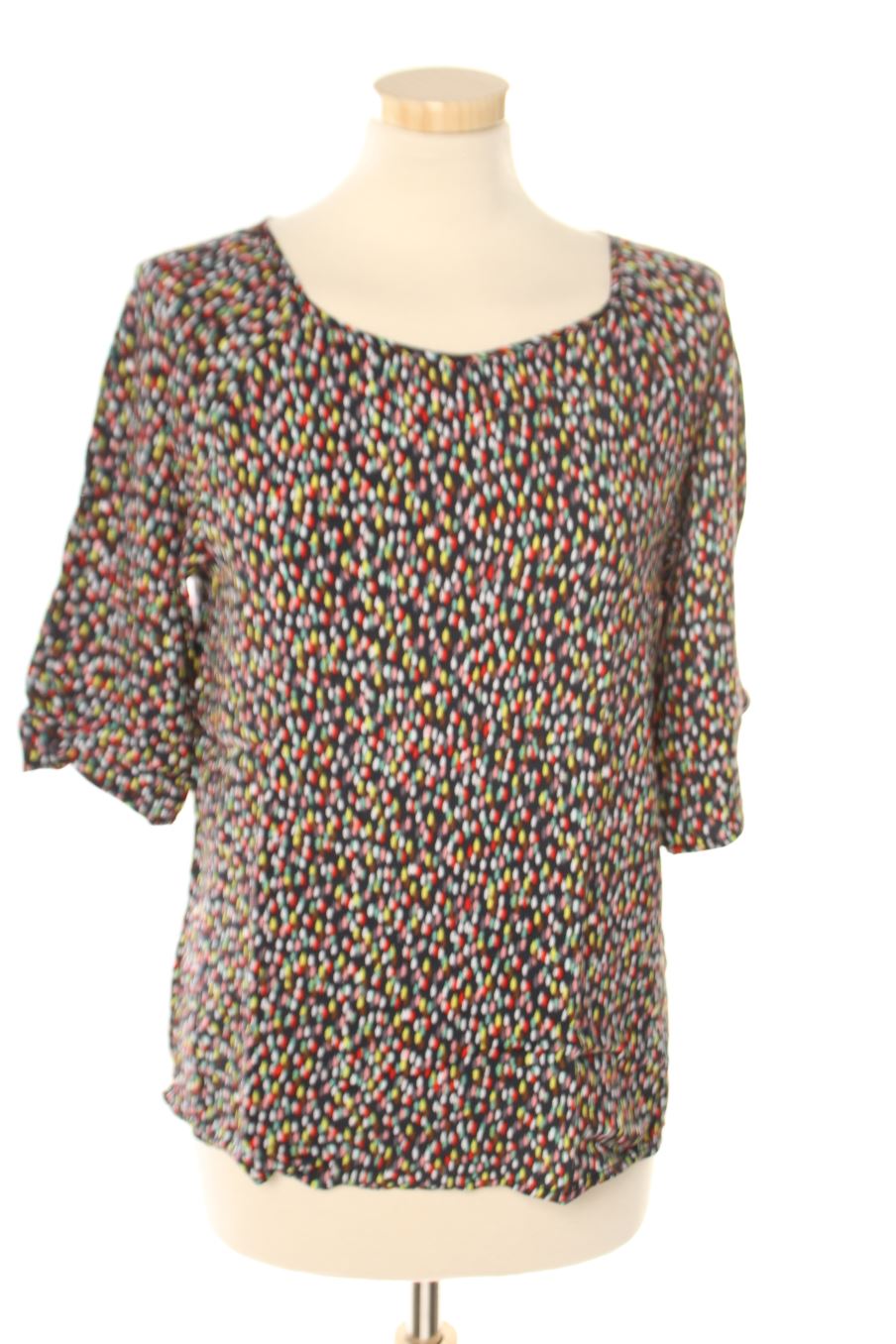 Kurzärmelige Bluse von Promod Größe XS, Farbe Aufdruck, für
