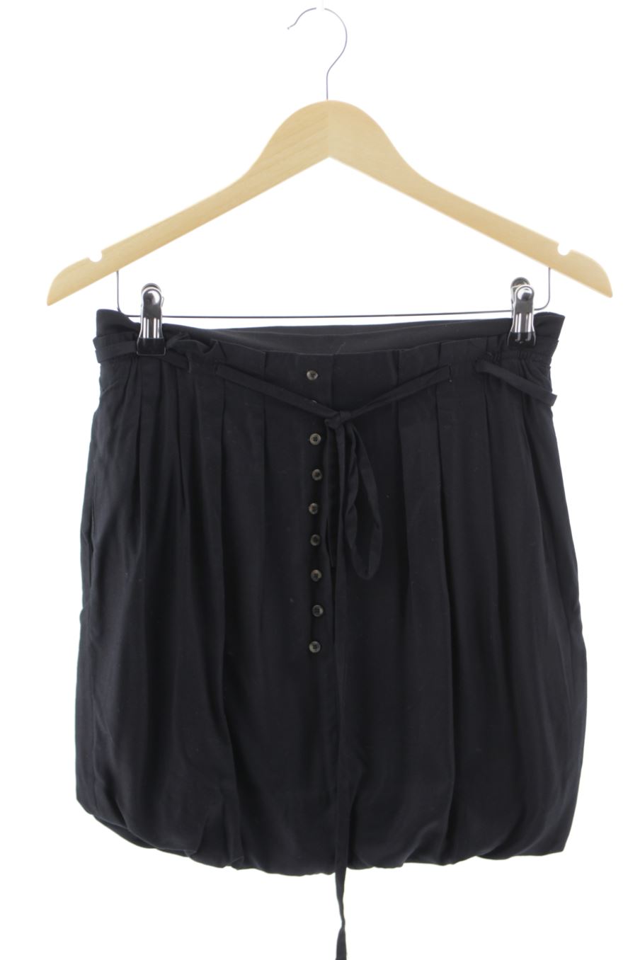 Falda de Zara de la talla XS, de color negro