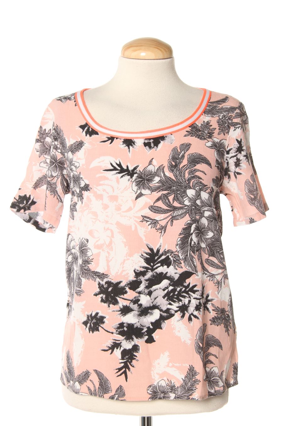Blouse à manches courtes Vila de la taille S, de couleur fleurs