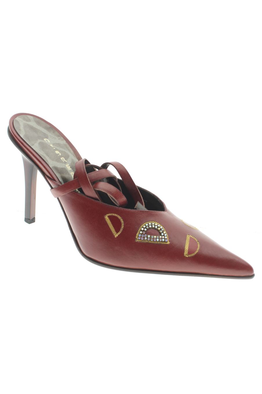Zapatos de tacon de Dibrera de la talla 35, de color rojo de