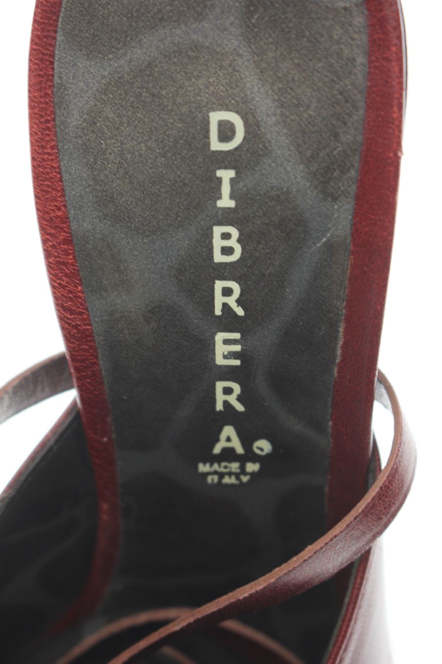 Zapatos de tacon de Dibrera de la talla 35, de color rojo de