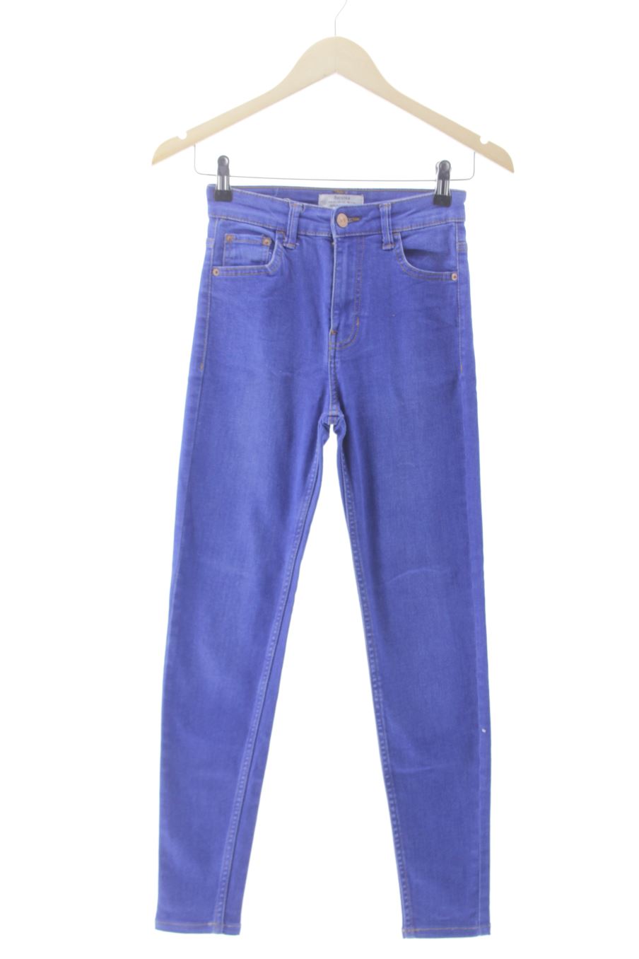 Vaquero de Bershka de la talla 34, de color azul de ropa vaquera