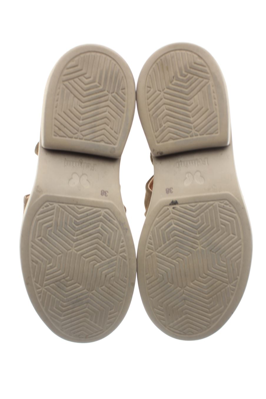 Sandalias tacon de Felmini de la talla 38, de color marrón de