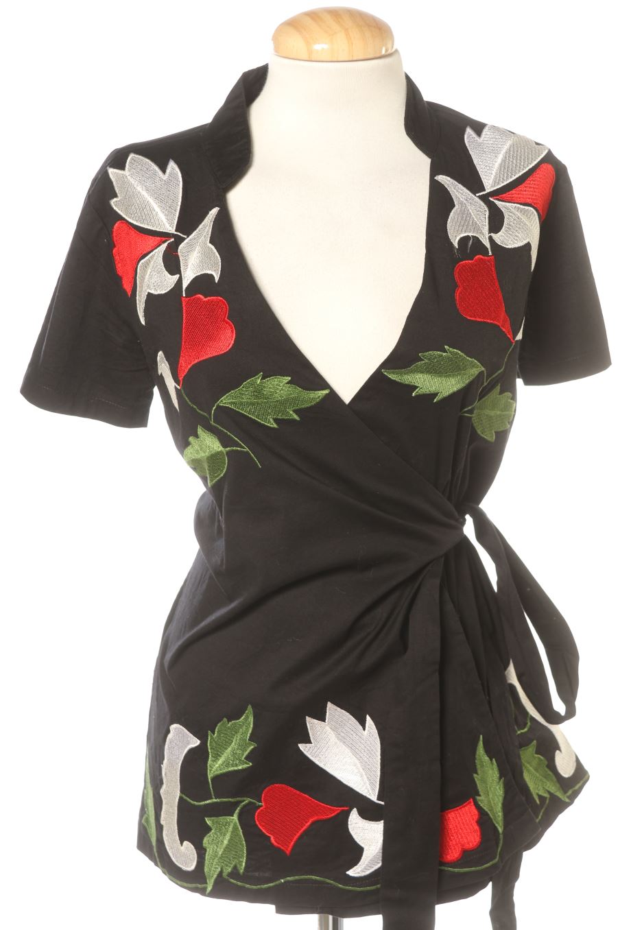 Blouse à manches courtes The Bay Flower de la taille 38, de couleur imprimés