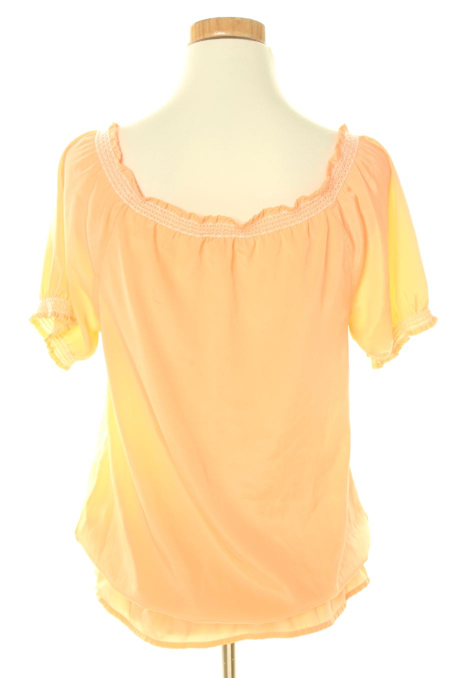 Blusa de manga corta de Gina de la talla 36, de color naranja