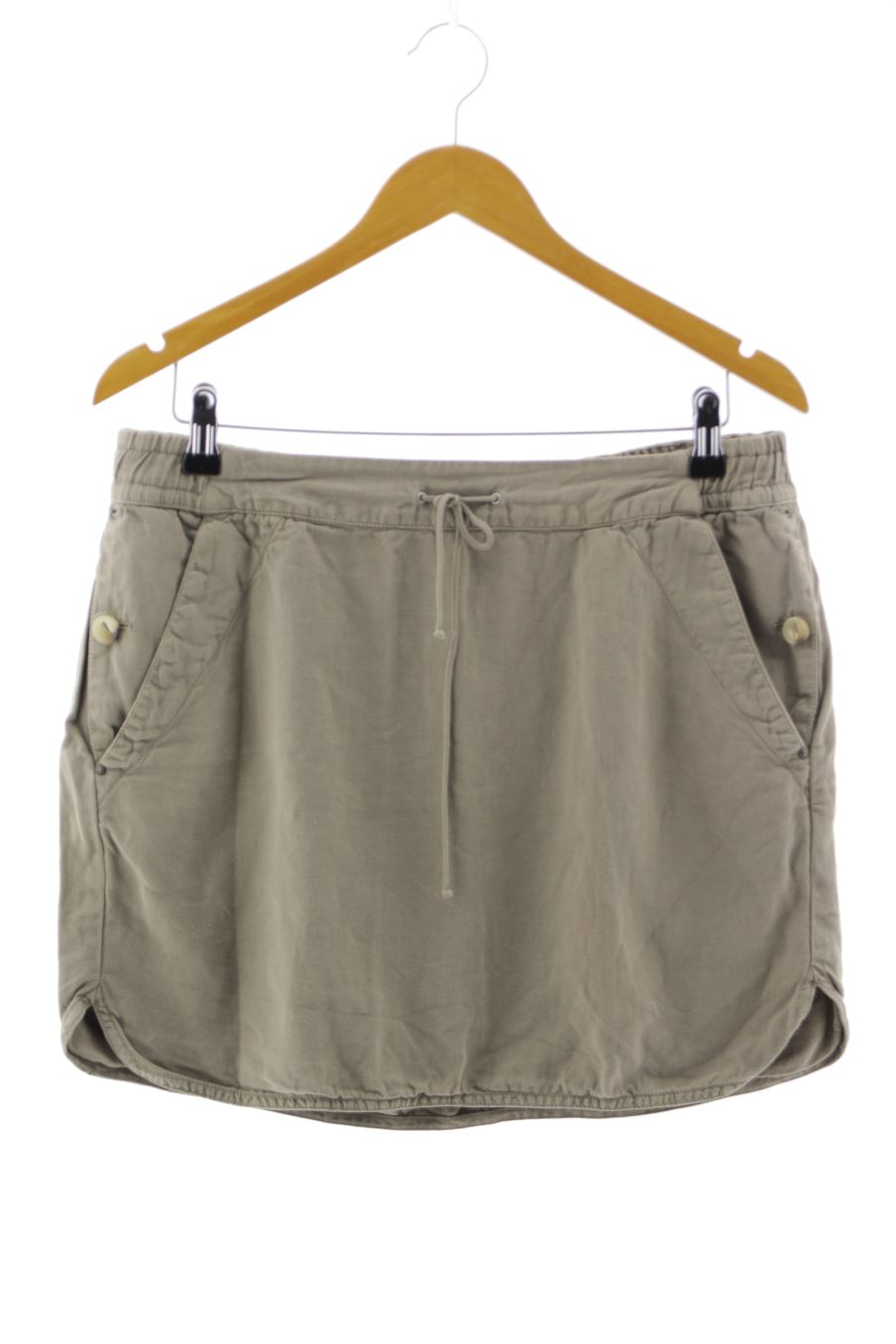 Faldas de Massimo Dutti de la talla 42, de color marrón