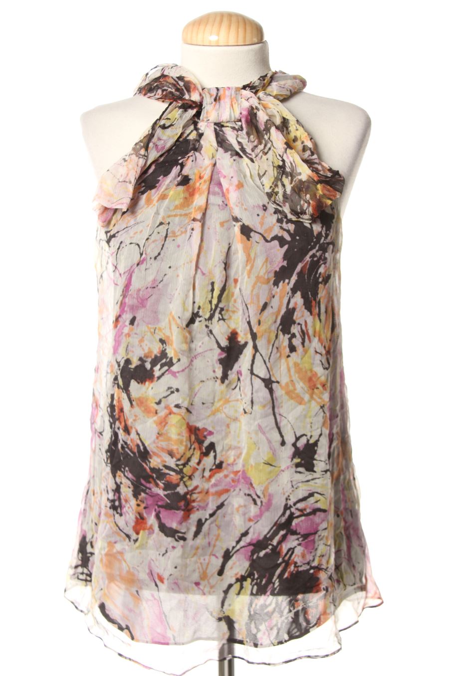 Top de Zara de la talla XS, de color stampato