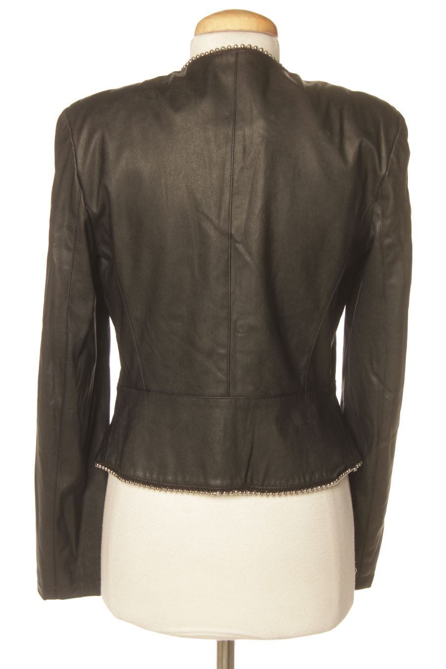 Blouson Zara de la taille XS, de couleur noir de synthétique