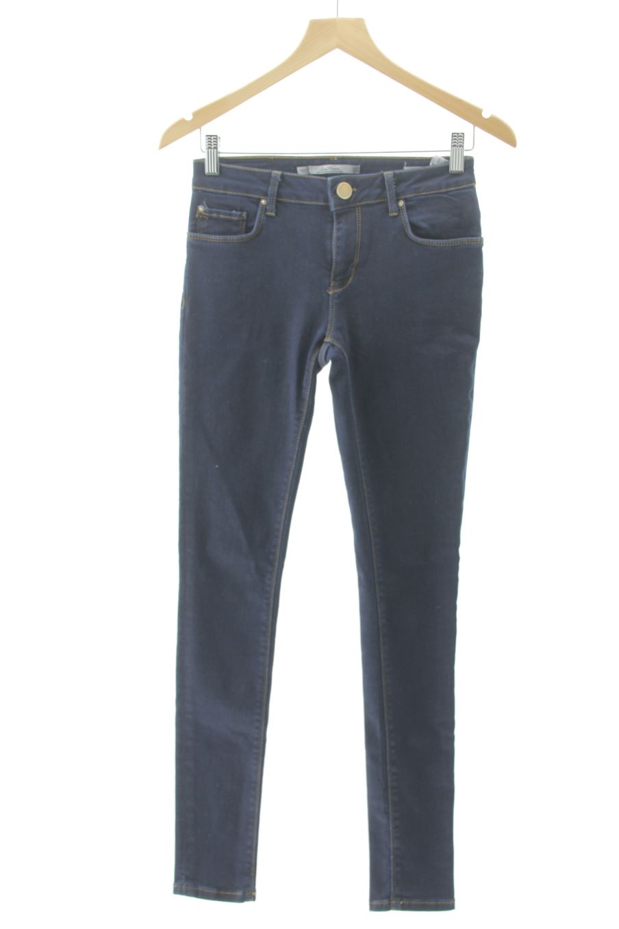 Jeans de Zara de la talla 34, de color blu oltremare