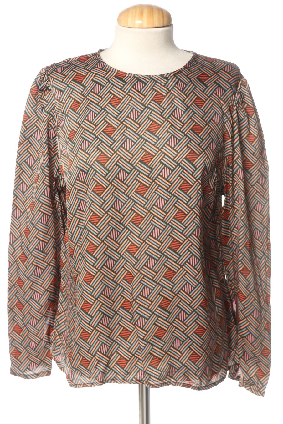 Blusa de manga larga de Dolores Promesas de la talla 42, de color rayas