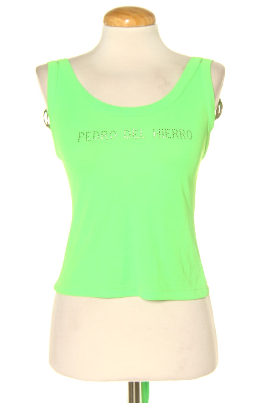 Top de Pedro del Hierro de la talla M, de color verde