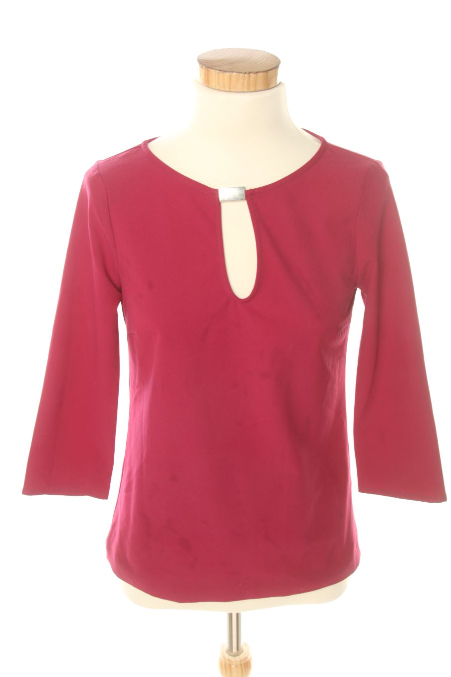 T-shirt à manches longues Zara de la taille XS, de couleur pourpre