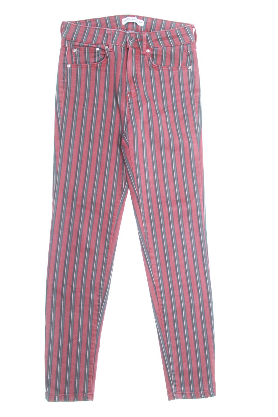Vaqueros de Pull & Bear de la talla 34, de color rayas de ropa vaquera