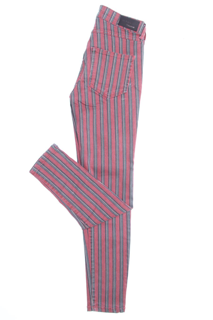 Vaqueros de Pull & Bear de la talla 34, de color rayas de ropa vaquera