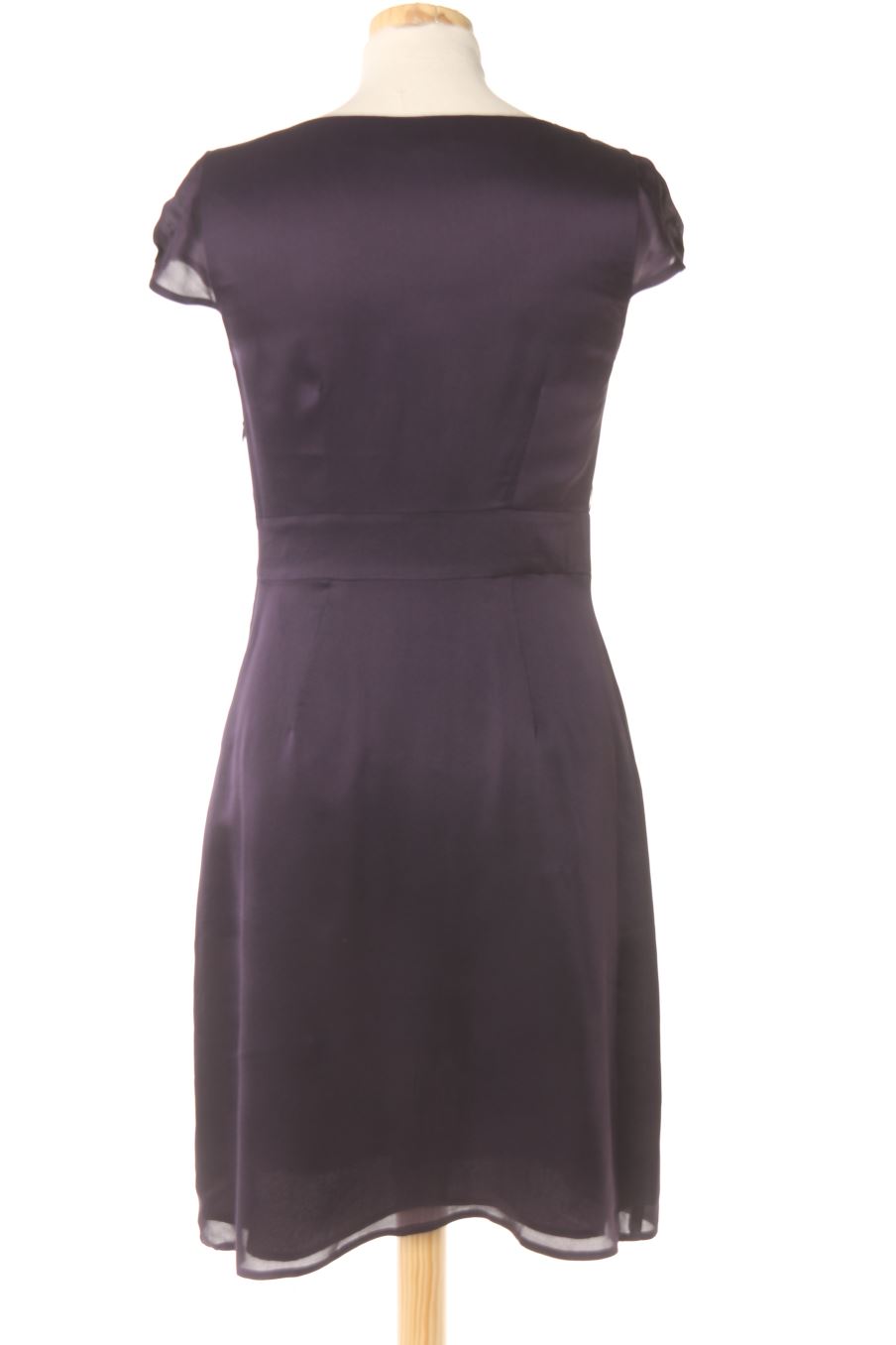Robe casual Caroll de la taille 36, de couleur pourpre de soie