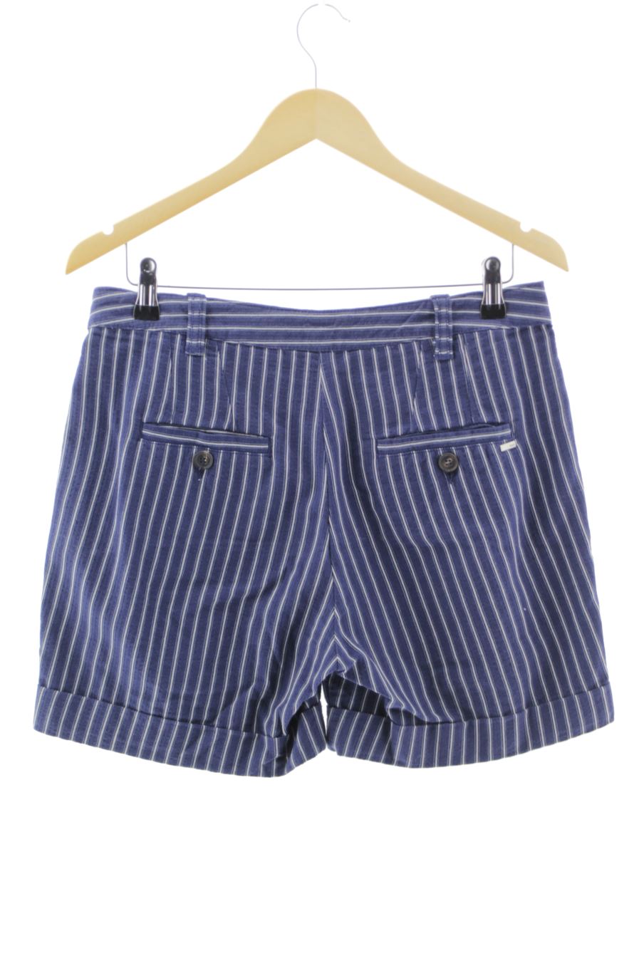Pantalones cortos de Mango de la talla 38, de color rayas