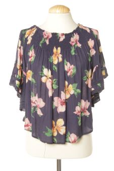 Blusa a maniche corte XS Bershka, foto 1 di 2
