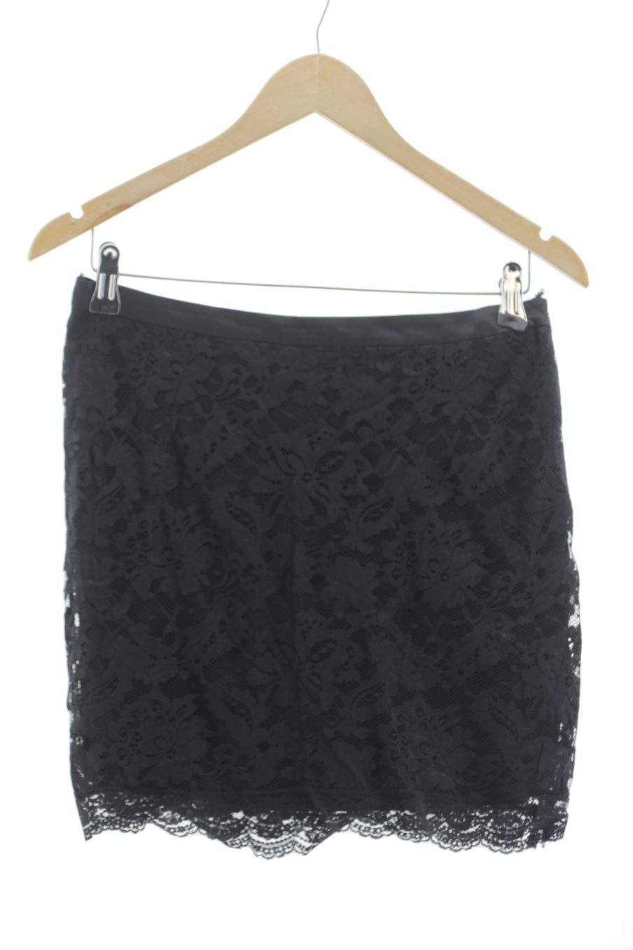 Falda de Mango de la talla M, de color negro