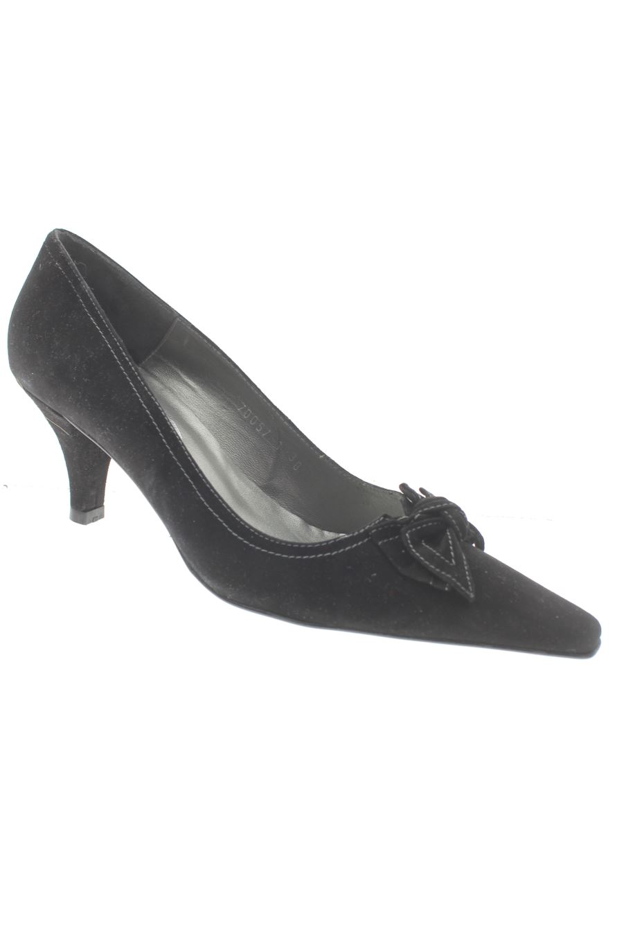 Zapatos de tacon de Cortefiel de la talla 38, de color negro de