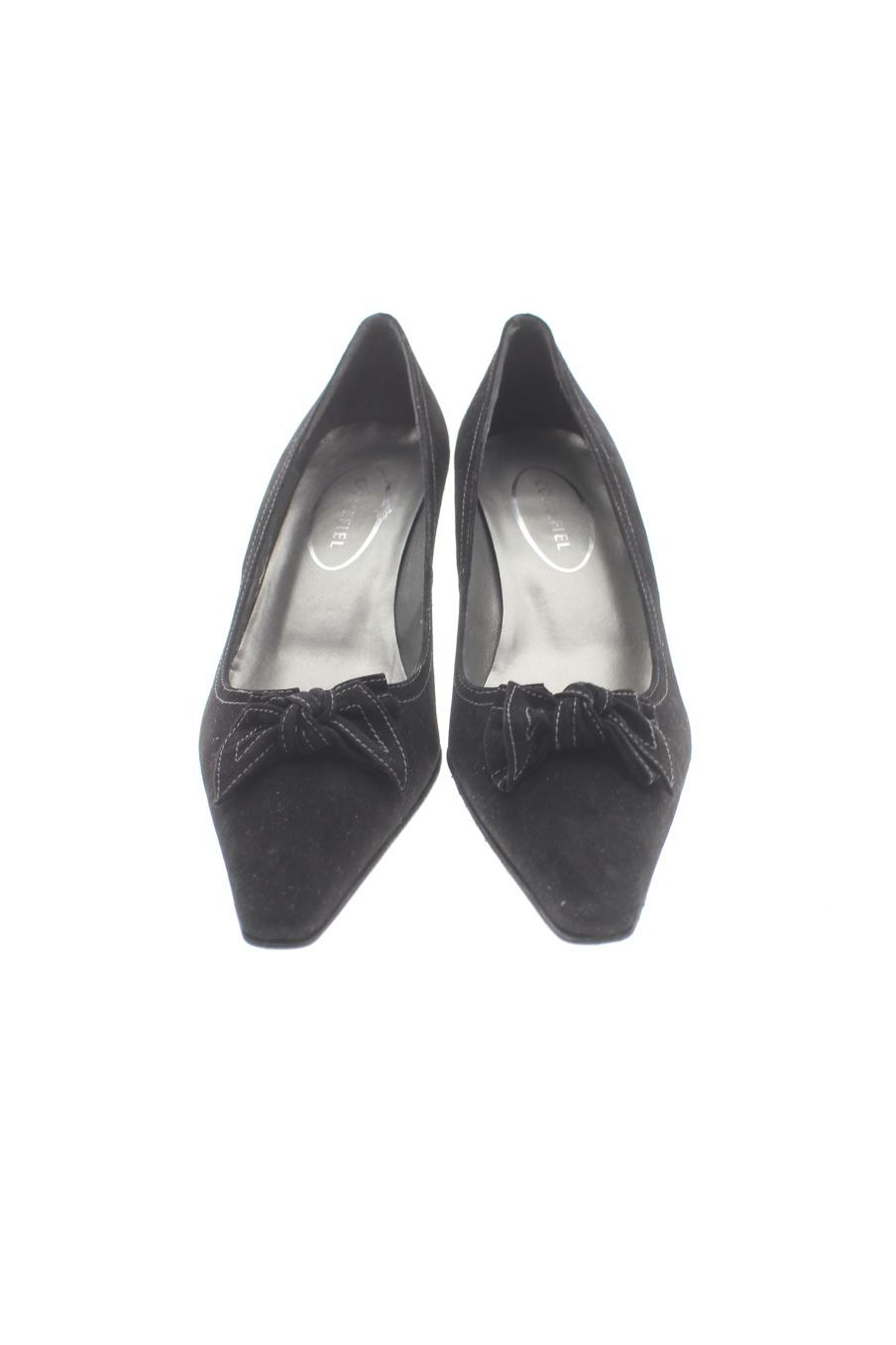Zapatos de tacon de Cortefiel de la talla 38, de color negro de