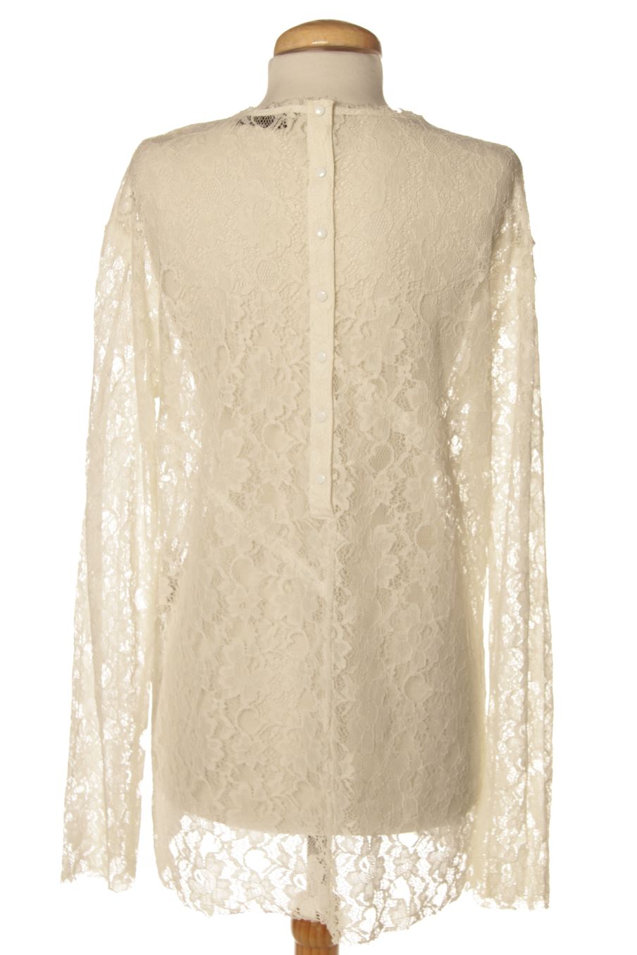 Blouse à manches longues Sandro de la taille M, de couleur blanc