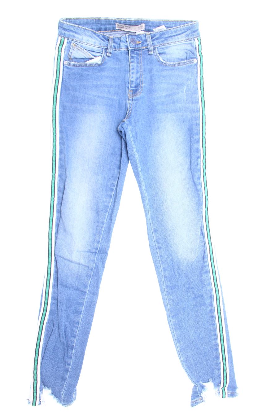 Vaqueros de Zara de la talla 34, de color azul de ropa vaquera