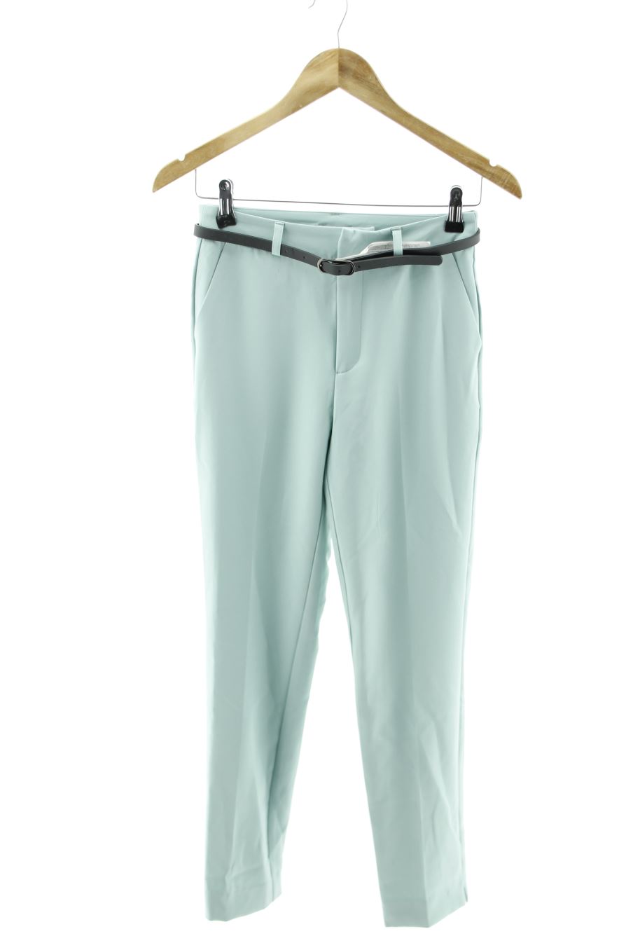 Pantalones de Stradivarius de la talla 32, de color turquesa