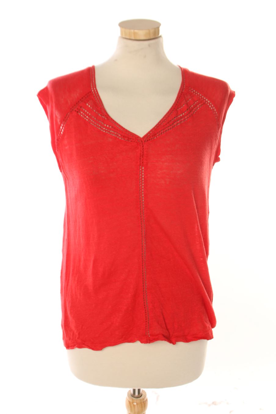 T-shirt Monoprix de la taille XS, de couleur rouge