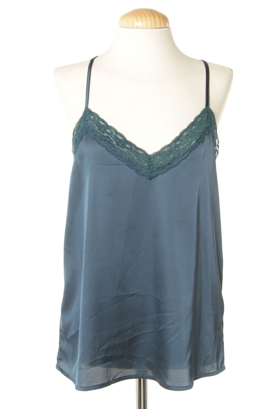 Top Majolica de la taille M, de couleur bleu